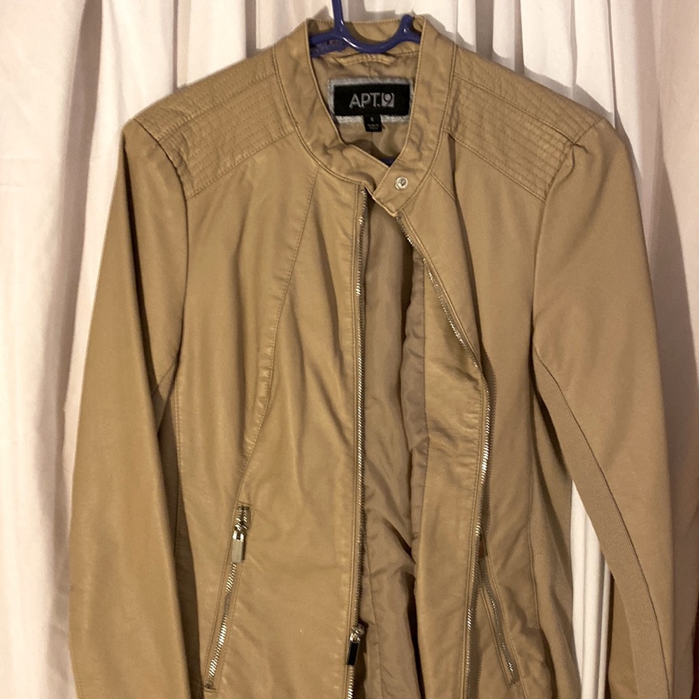 Faux leather jacket